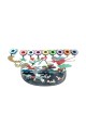 Yair Emanuel Hand Painted Chanukah Menorah Youth... | Hanukkah Menorah
