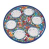 Yair Emanuel Hand Painted Laser Cut Aluminum Seder P... | Seder Plates