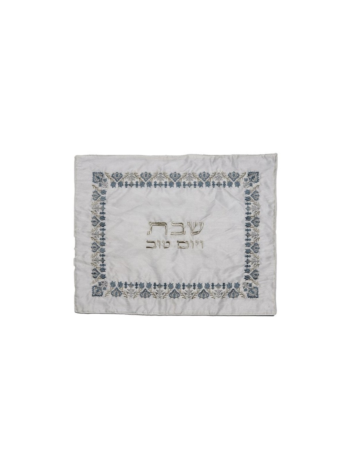 Yair Emanuel Challah Cover Embroidered Flower and ... | Challah Covers