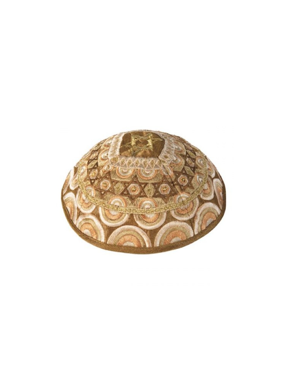 Yair Emanuel Embroidered Kippah Stars of... | Kippot & Hats by Emanuel