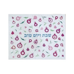 Yair Emanuel Challah Cover Embroidered Scattered P... | Challah Covers