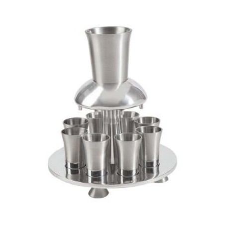 Yair Emanuel Aluminum Kiddush Fountain wi... | Kiddush Cups by Emanuel
