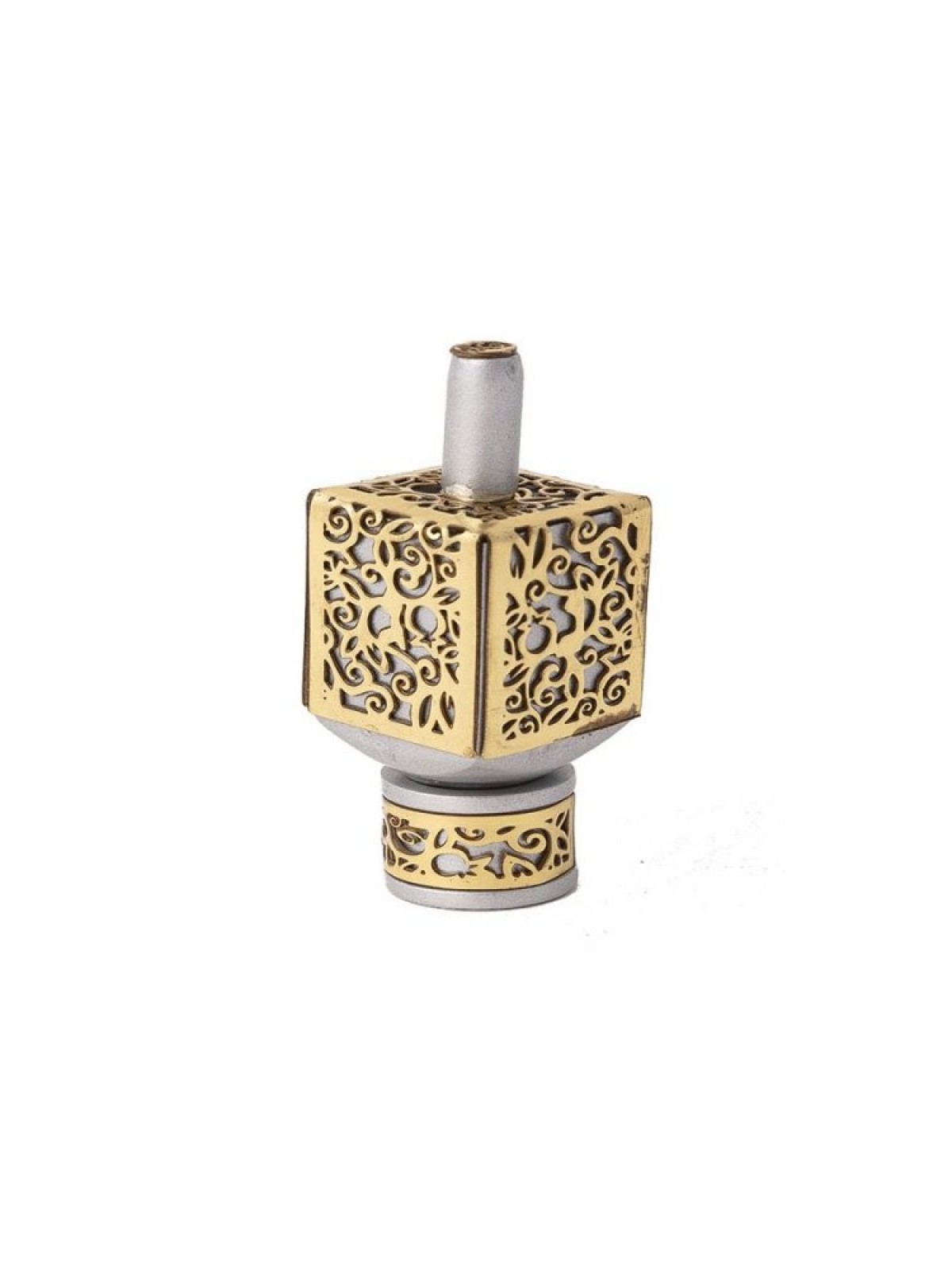 Yair Emanuel Hanukkah Dreidel and Stand Cutout Pomegrana... | Dreidels