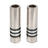 Yair Emanuel Hammered Nickel Cylinder Candlesticks S... | Candlesticks