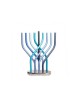 Yair Emanuel Aluminum Hanukkah Menorah with Tube... | Hanukkah Menorah