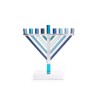 Yair Emanuel Chabad Chanukah Menorah Shades of B... | Hanukkah Menorah