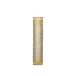 Yair Emanuel Rounded Mezuzah Case Cutout Pome... | Mezuzahs by Emanuel