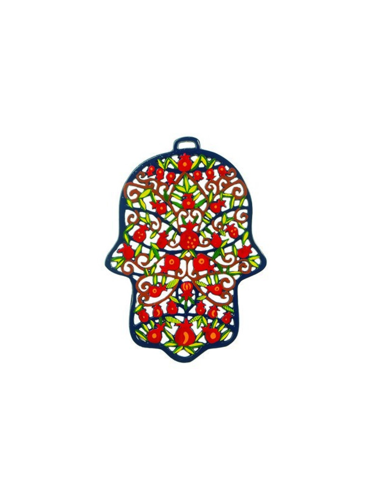 Yair Emanuel Large Laser Cut Hand painted Wall ... | Hamsas by Emanuel