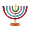 Yair Emanuel Anodized Aluminum Classic Arch Hanu... | Hanukkah Menorah