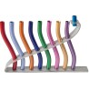 Yair Emanuel Anodized Aluminum Hanukkah Menorah ... | Hanukkah Menorah