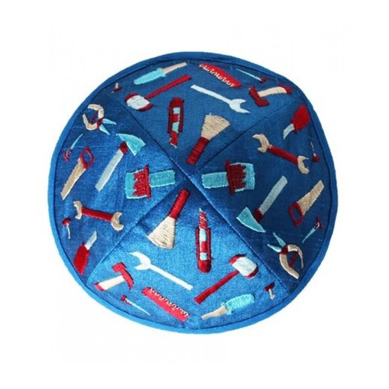 Yair Emanuel Kippah for Children %96 Emb... | Kippot & Hats by Emanuel