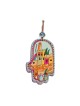 Yair Emanuel Small Hand Painted Wood Wall Hamsa... | Hamsas by Emanuel