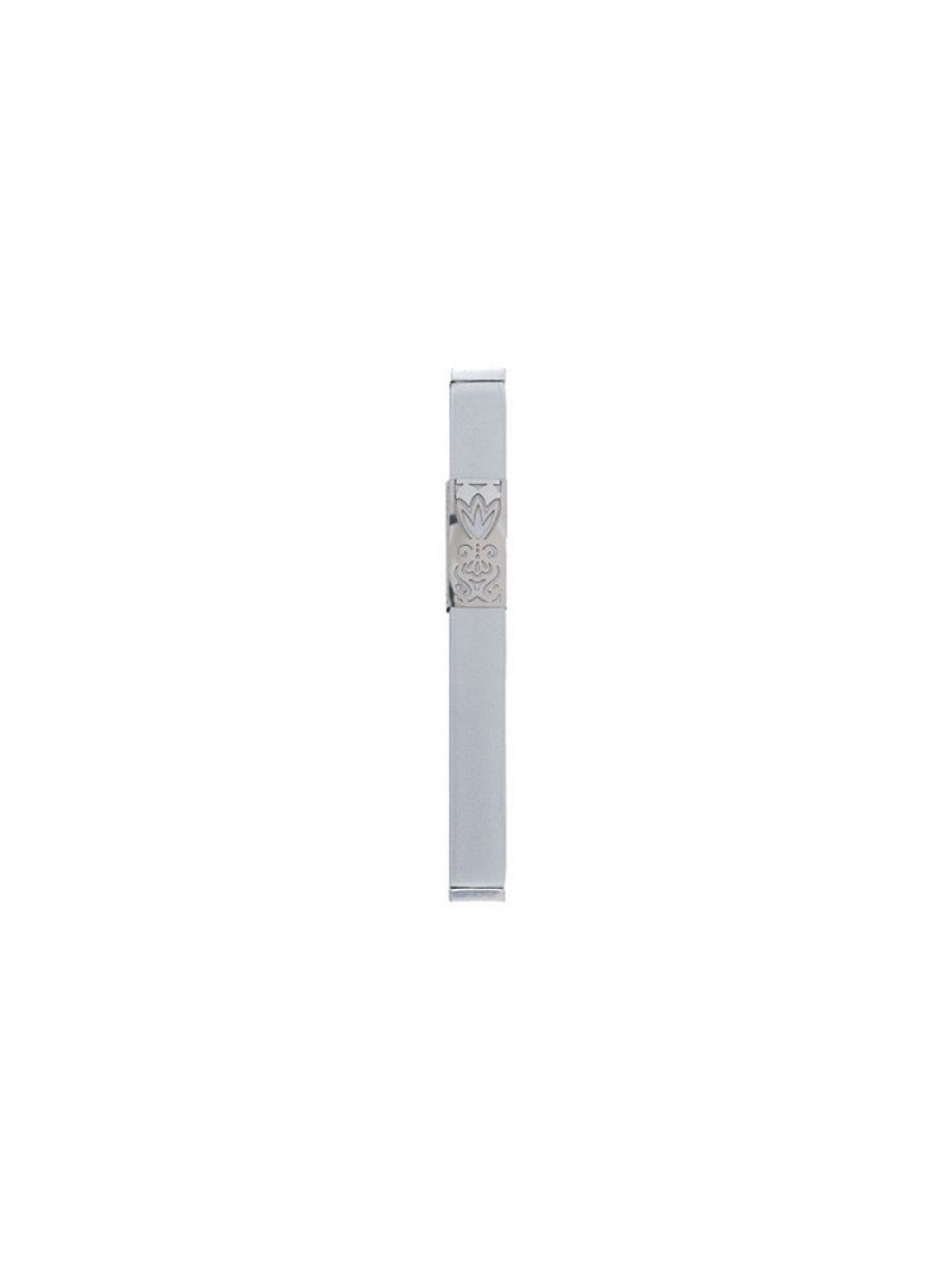 Yair Emanuel Anodized Aluminum Mezuzah Case D... | Mezuzahs by Emanuel
