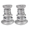 Yair Emanuel Aluminum Tower Candlestick Stone Shapes | Candlesticks