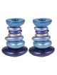 Yair Emanuel Aluminum Tower Candlestick Stone Shapes | Candlesticks