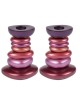 Yair Emanuel Aluminum Tower Candlestick Stone Shapes | Candlesticks