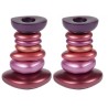 Yair Emanuel Aluminum Tower Candlestick Stone Shapes | Candlesticks
