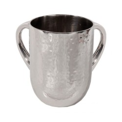 Yair Emanuel Hammered Aluminum Netilat Yadayim Wash Cup... | Wash Cups