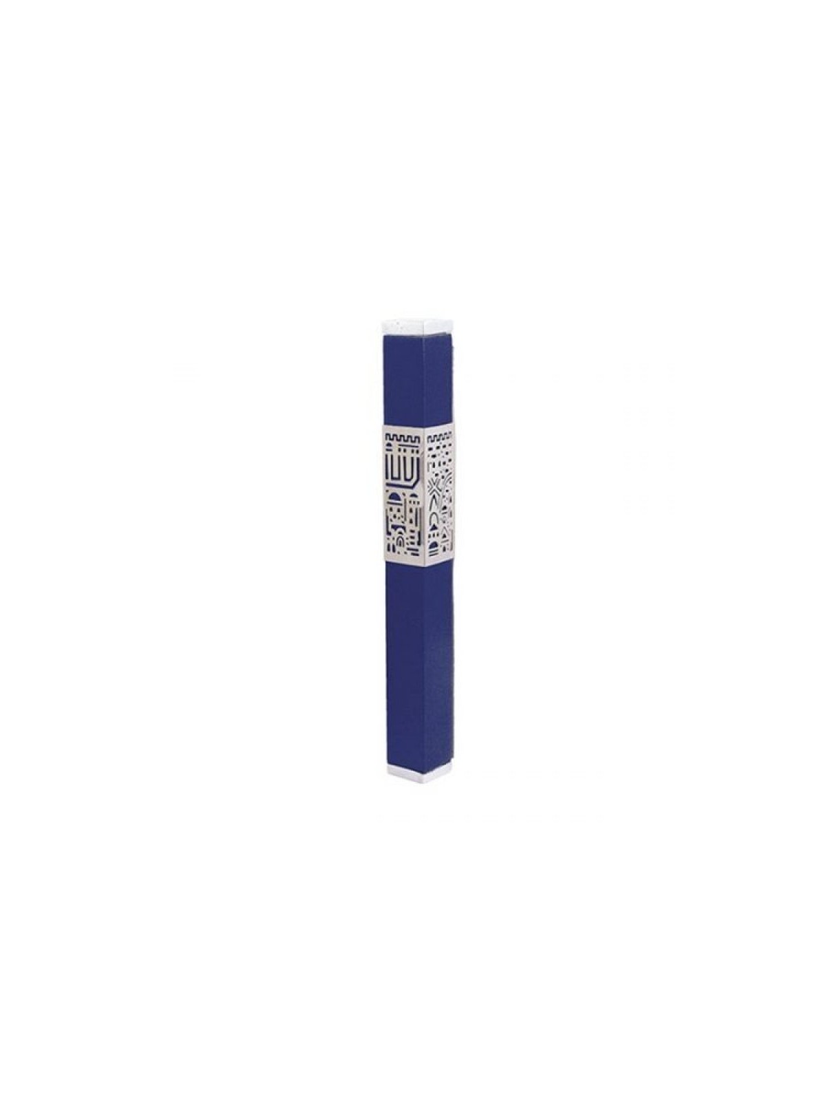 Yair Emanuel Anodized Aluminum Mezuzah Case C... | Mezuzahs by Emanuel