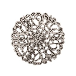 Yair Emanuel Dessous de Plat Circulaire en Aluminium Tourbillon... | Idées cadeaux par Emanuel