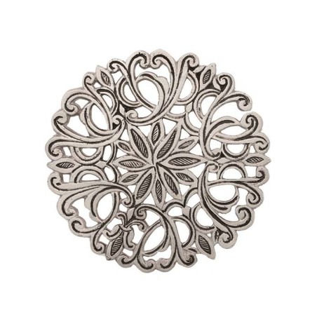 Yair Emanuel Circular Aluminum Trivet Swirl... | Gift Ideas by Emanuel