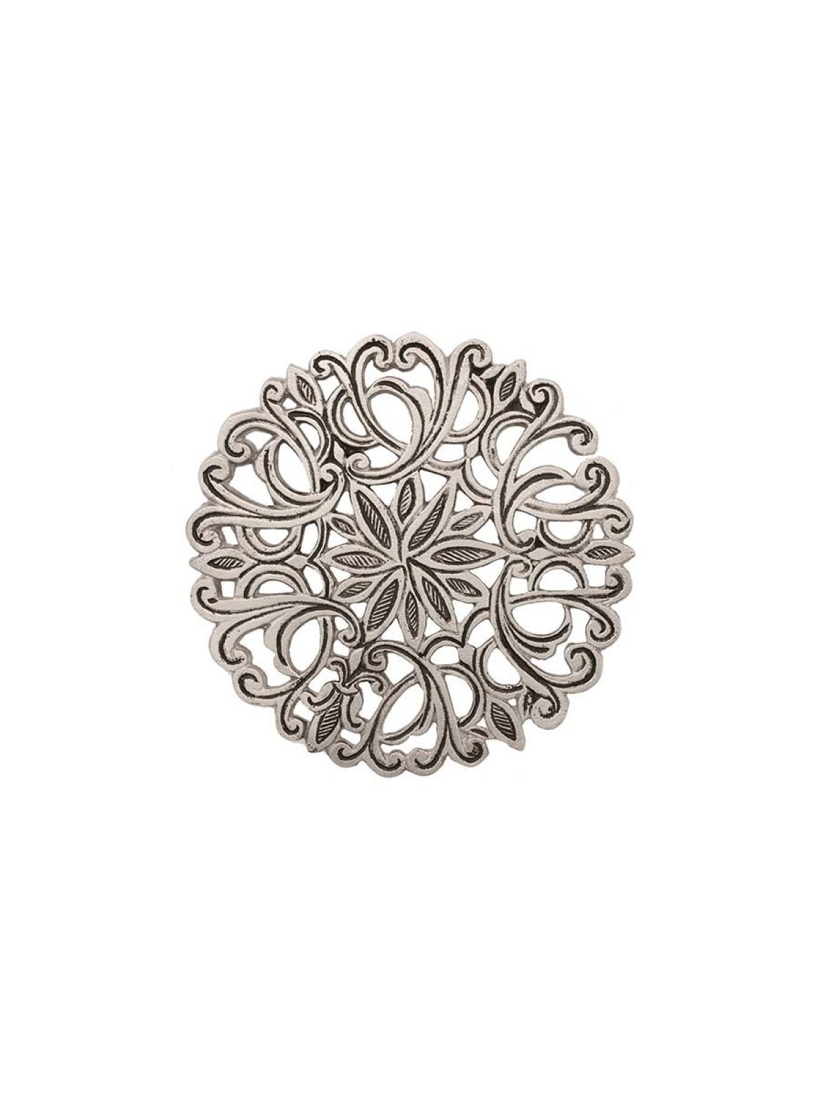 Yair Emanuel Circular Aluminum Trivet Swirl... | Gift Ideas by Emanuel