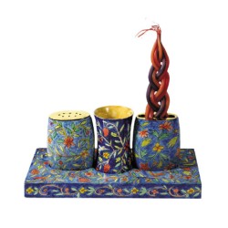 Yair Emanuel Shabbat Candles and Havdalah Set Hand ... | Havdalah Sets
