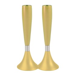 Yair Emanuel Anodized Aluminum Slender Shabbat Candl... | Candlesticks