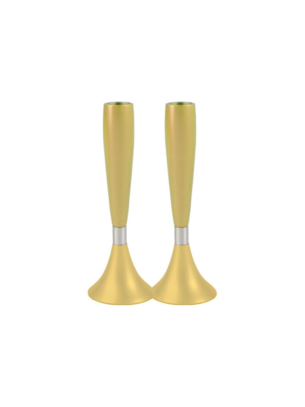 Yair Emanuel Anodized Aluminum Slender Shabbat Candl... | Candlesticks