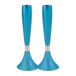 Yair Emanuel Anodized Aluminum Slender Shabbat Candl... | Candlesticks