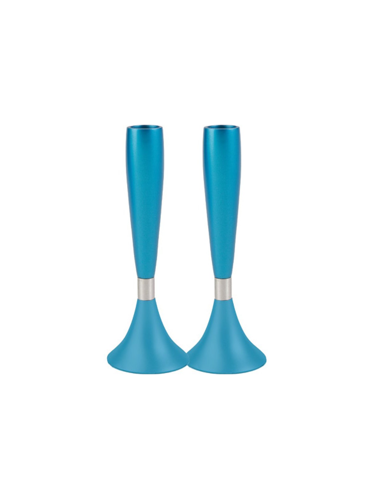 Yair Emanuel Anodized Aluminum Slender Shabbat Candl... | Candlesticks