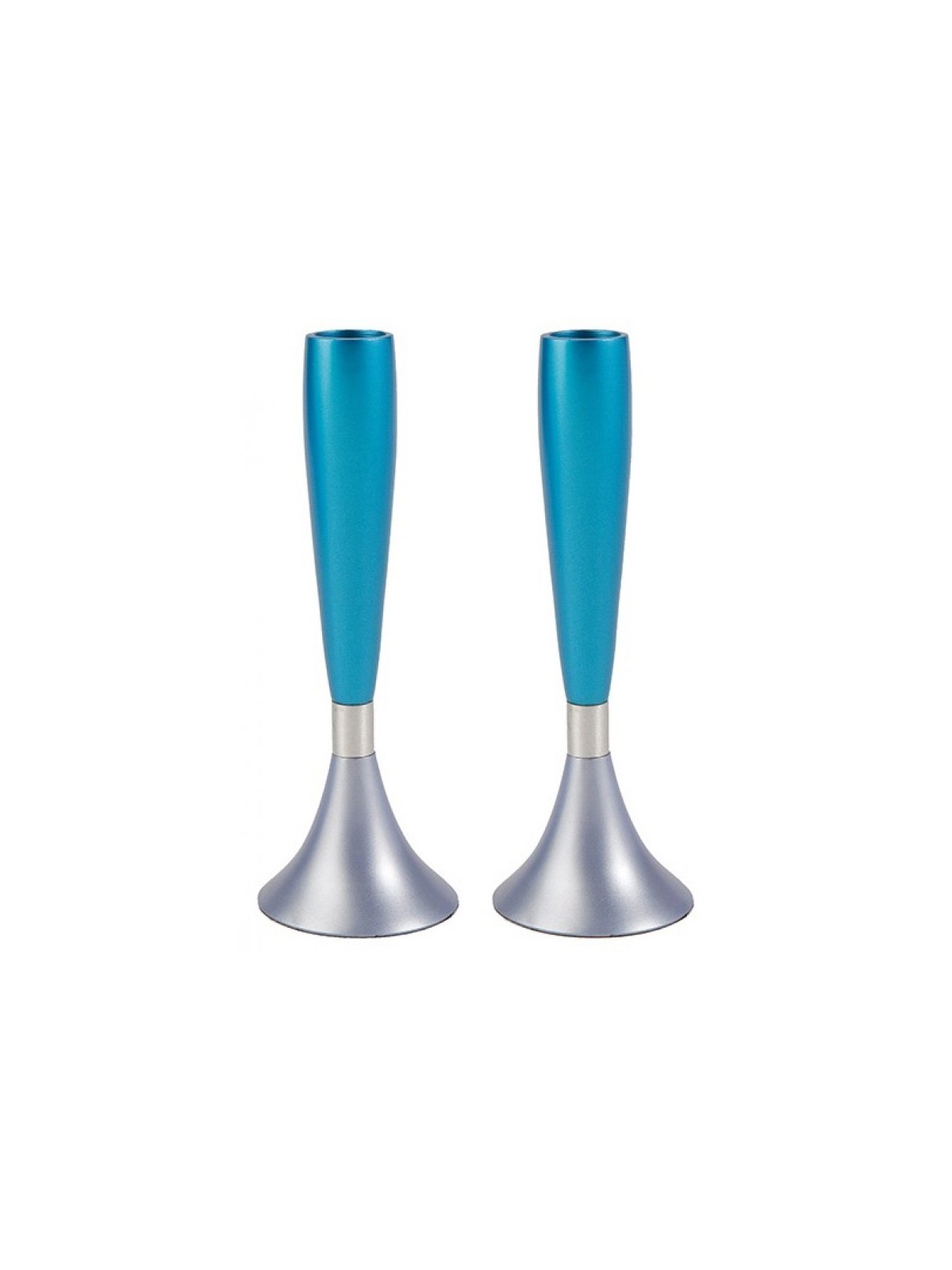 Yair Emanuel Anodized Aluminum Slender Shabbat Candl... | Candlesticks