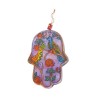 Yair Emanuel Glass Hamsa Wall Decoration Hand P... | Hamsas by Emanuel