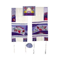 Yair Emanuel Embroidered Raw Silk Tallit ... | Jewish Gift from Israel