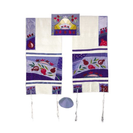 Yair Emanuel Embroidered Raw Silk Tallit ... | Jewish Gift from Israel