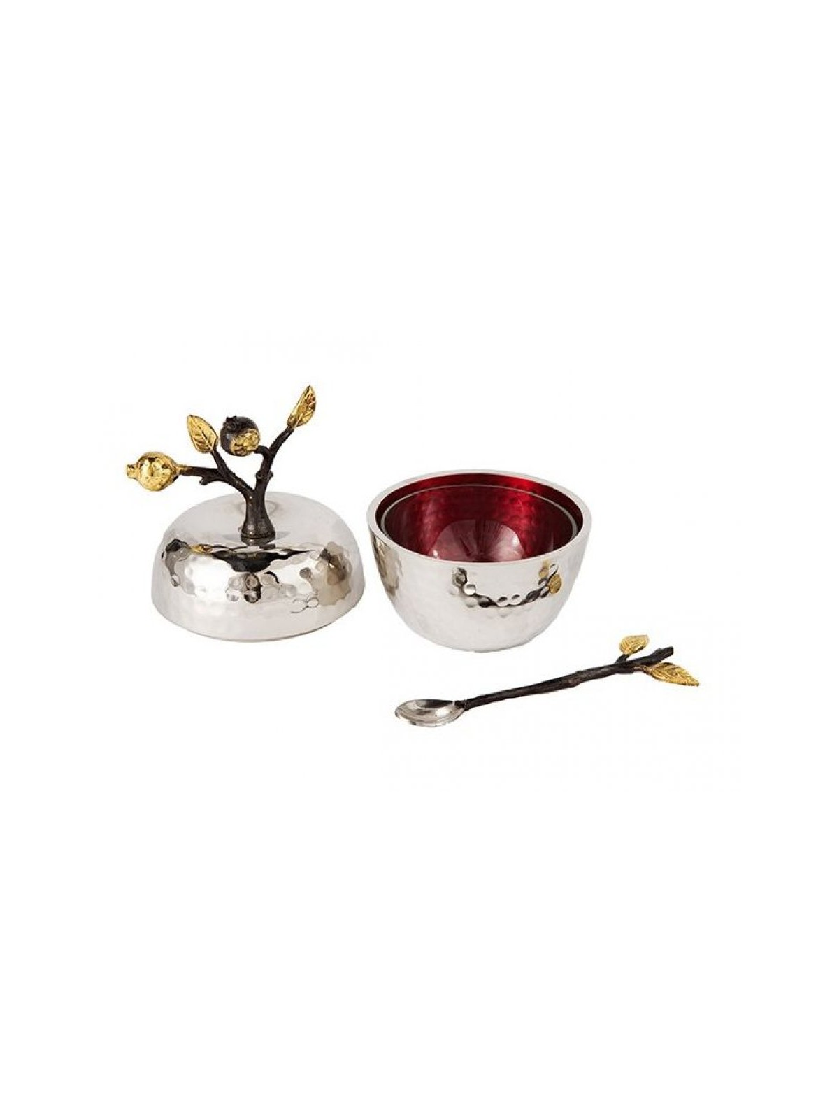 Yair Emanuel Apple Shaped Honey Dish Hamm... | Jewish Gift from Israel