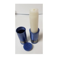 Yair Emanuel Aluminum Havdalah Set with Silver Jeru... | Havdalah Sets