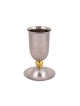 Yair Emanuel Hammered Stainless Steel Sil... | Kiddush Cups by Emanuel