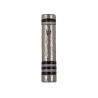 Yair Emanuel Hammered Aluminum Silver Mezuzah... | Mezuzahs by Emanuel
