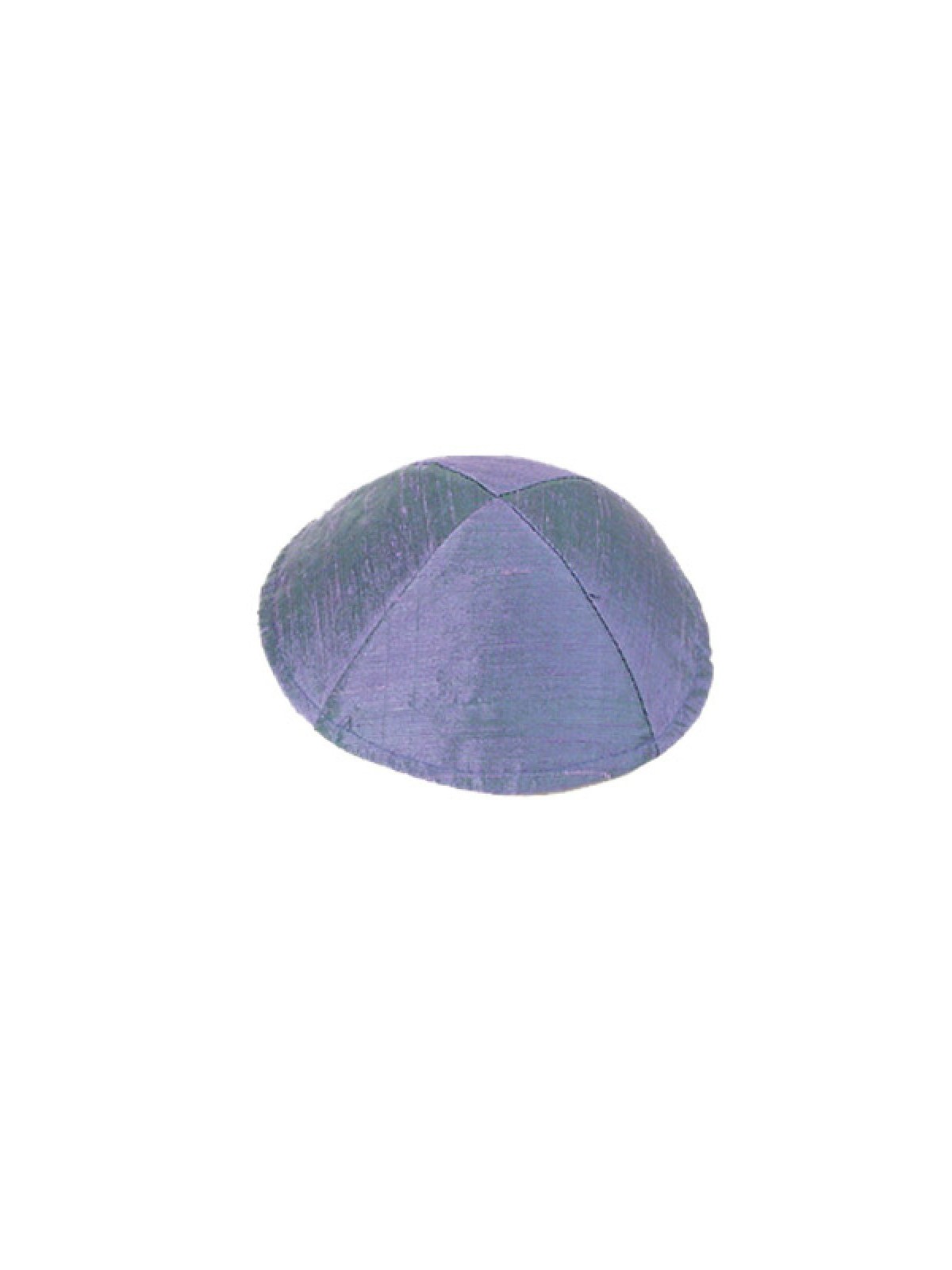 Yair Emanuel Basic Raw Silk Kippah Blue ... | Kippot & Hats by Emanuel