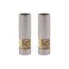Yair Emanuel Small Round Candlesticks Gold Jerusalem... | Candlesticks
