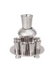 Yair Emanuel Hammered Nickel Kiddush Foun... | Kiddush Cups by Emanuel
