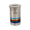 Yair Emanuel Silver Hammered Nickel Round Charity ... | Tzedakah boxes
