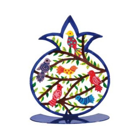 Yair Emanuel Standing Table Sculpture with Pome... | Hamsas by Emanuel