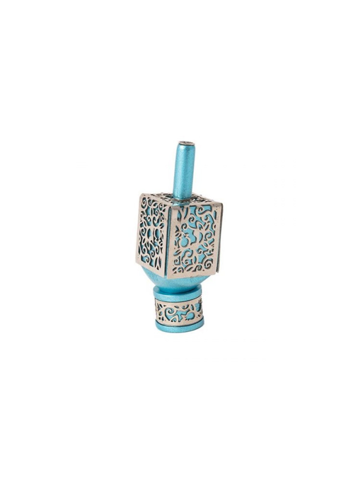 Yair Emanuel Hanukah Dreidel et Stand Cutout Pomegranat... | Dreidels