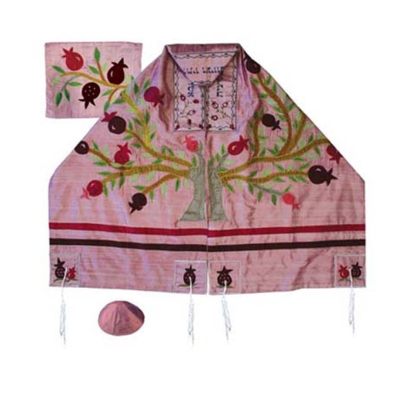 Yair Emanuel Embroidered Raw Silk Tallit ... | Jewish Gift from Israel