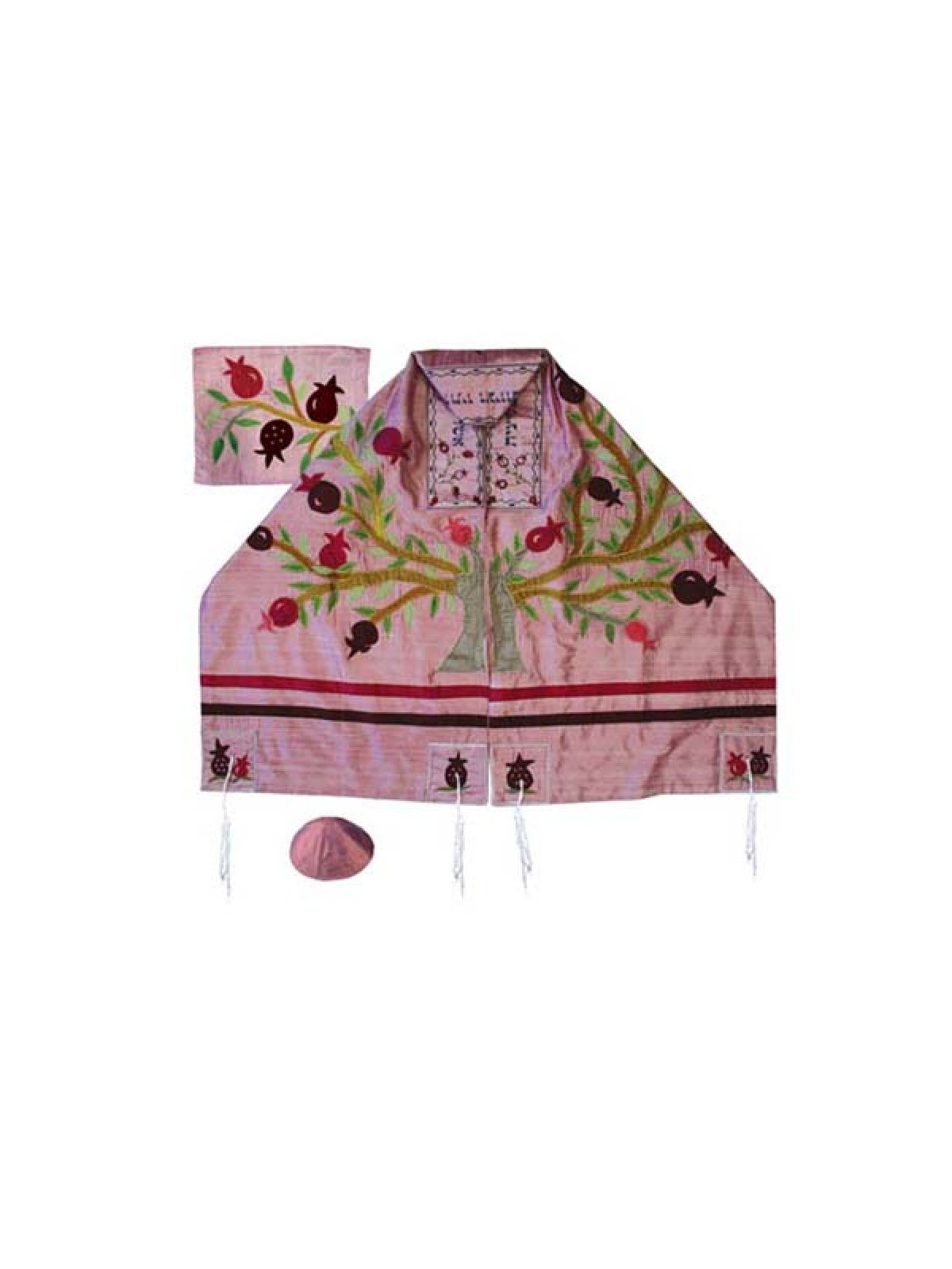 Yair Emanuel Embroidered Raw Silk Tallit ... | Jewish Gift from Israel