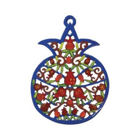 Yair Emanuel Decorative Small Pomegranate Wall ... | Hamsas by Emanuel