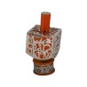 Yair Emanuel Metal Cutout Dreidel Jerusalem Design Orange | Dreidels