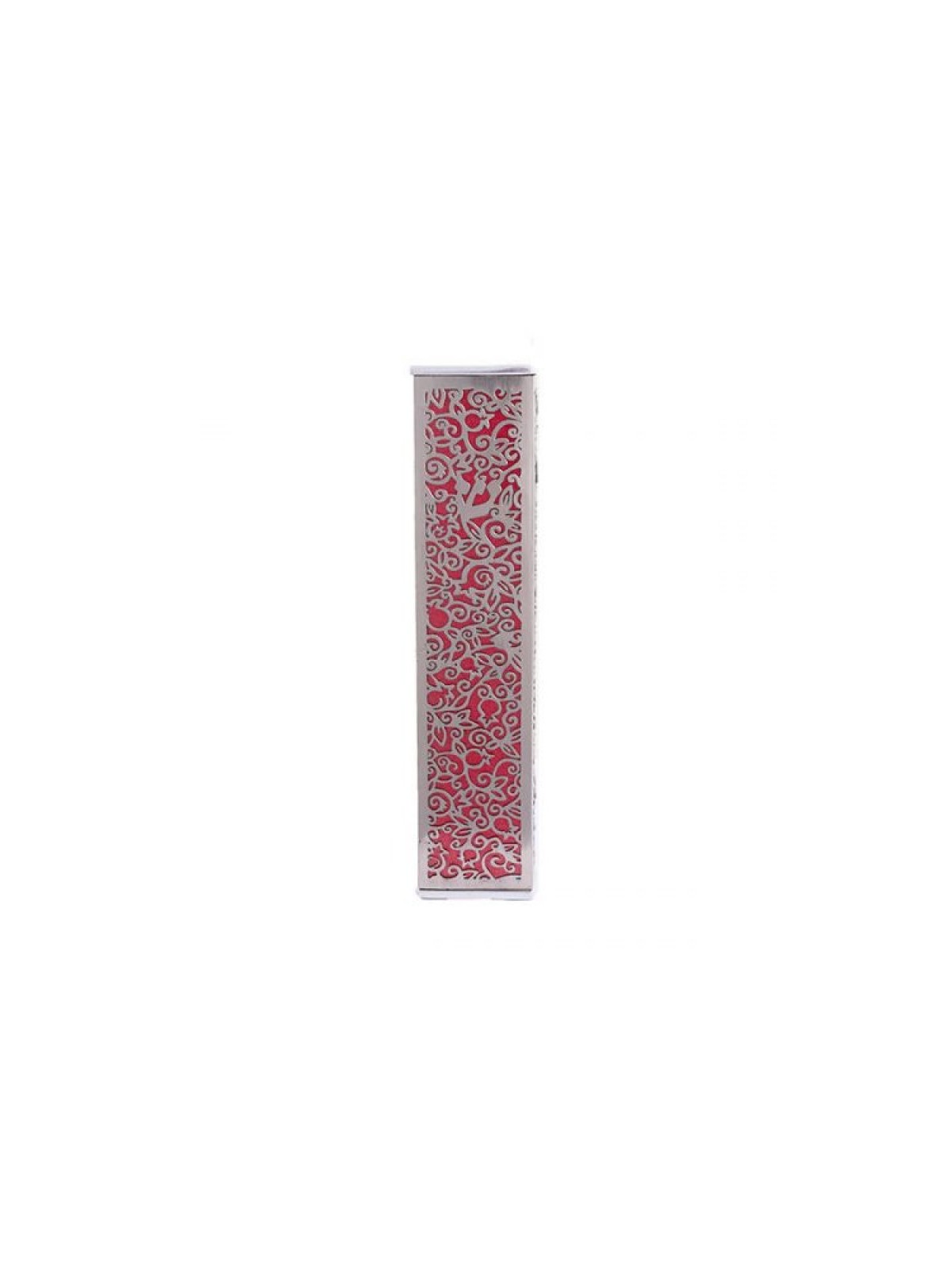 Yair Emanuel Wide Mezuzah Case Cutout Pomegra... | Mezuzahs by Emanuel